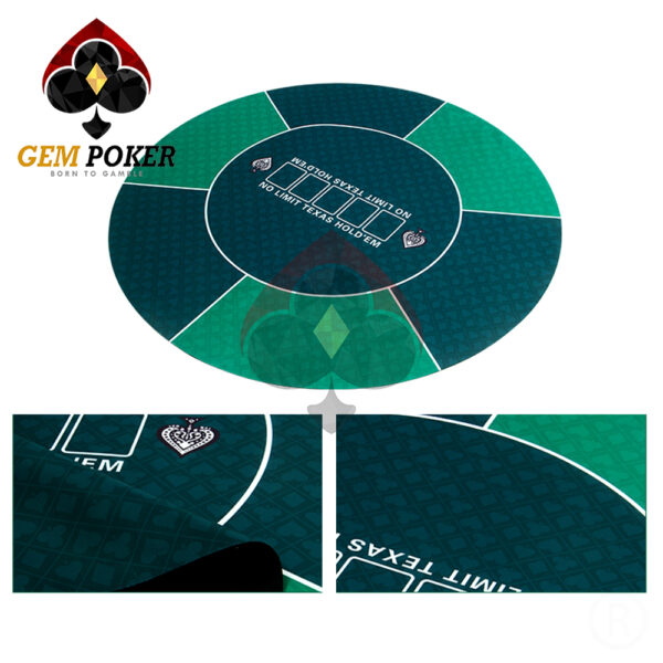 ROUND TEXAS POKER MAT